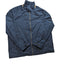 Black Rivet Jacket Men Large Lightweight Windbreaker Gingham Check Streetwear