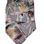 Oscar de la Renta Abstract Art Silk Men Necktie Gray Pink Beige Neckwear Stylish
