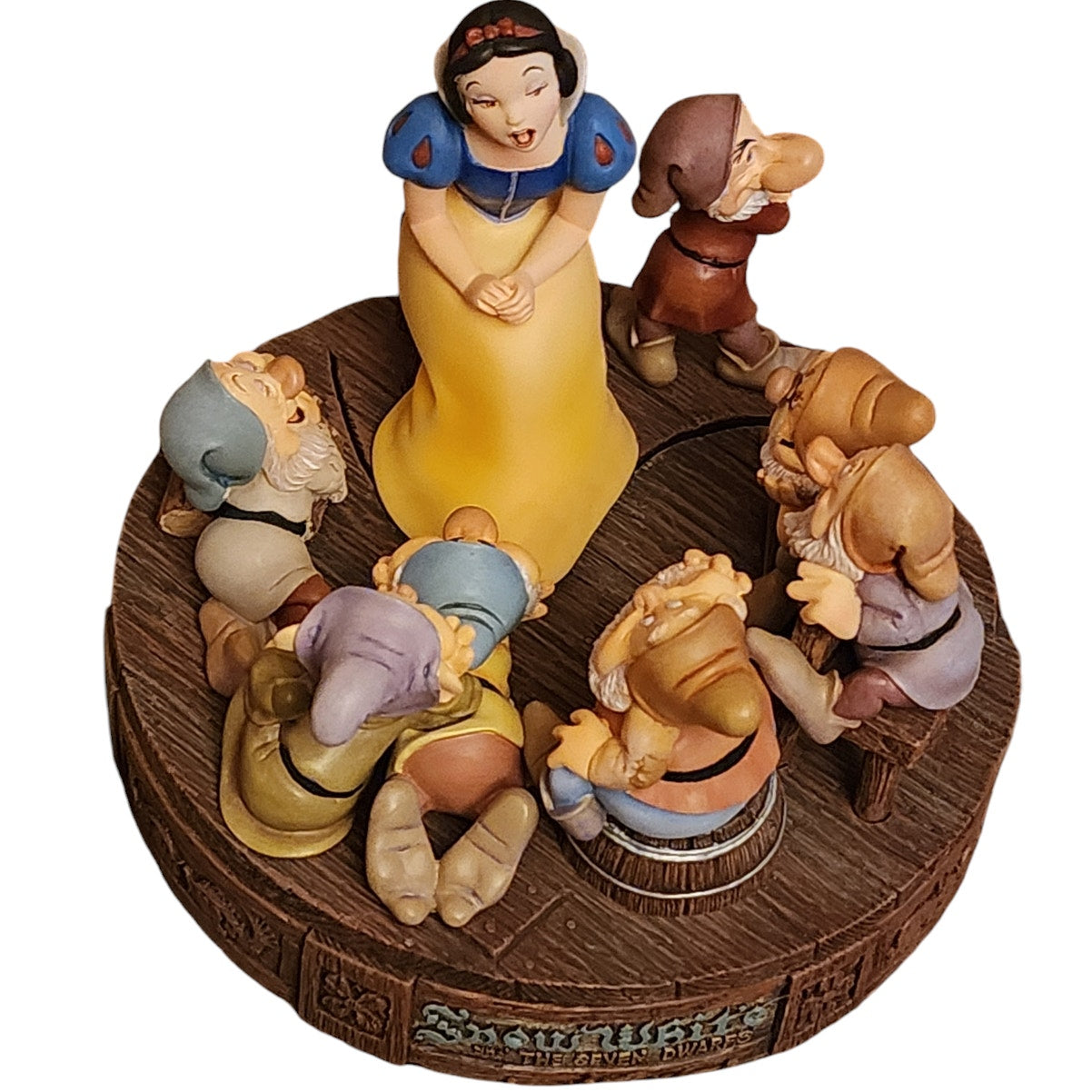 Disney Markrita Snow White Seven Dwarfs Decor Trinket Box Apple Pin Jewelry Box