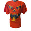 Jerzees Pumpkin Halloween Graphic Shirt Men Large Women XL Jack O Lantern Spooky