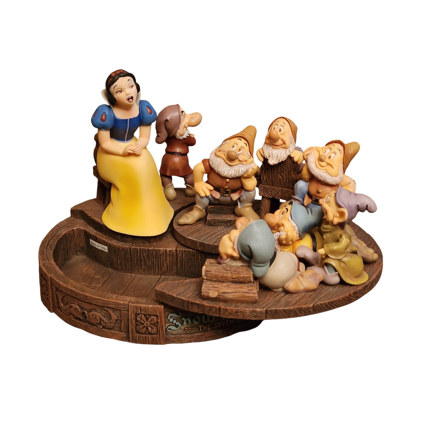 Disney Markrita Snow White Seven Dwarfs Decor Trinket Box Apple Pin Jewelry Box