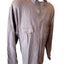 Rustic Ridge Mens Size 2XL Brown Cotton Half Zip Pullover Shirt Button Pockets