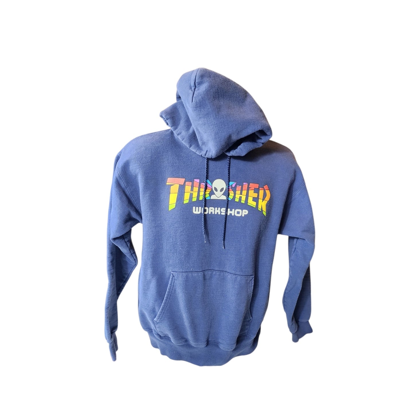 Thrasher Workshop Hoodie Alien Graphic Pullover Small Skate Street Sweatshirt
