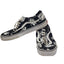 Vans Shoes Black White Print Sneakers Mens 12 Low Top Skate Streetwear 500714