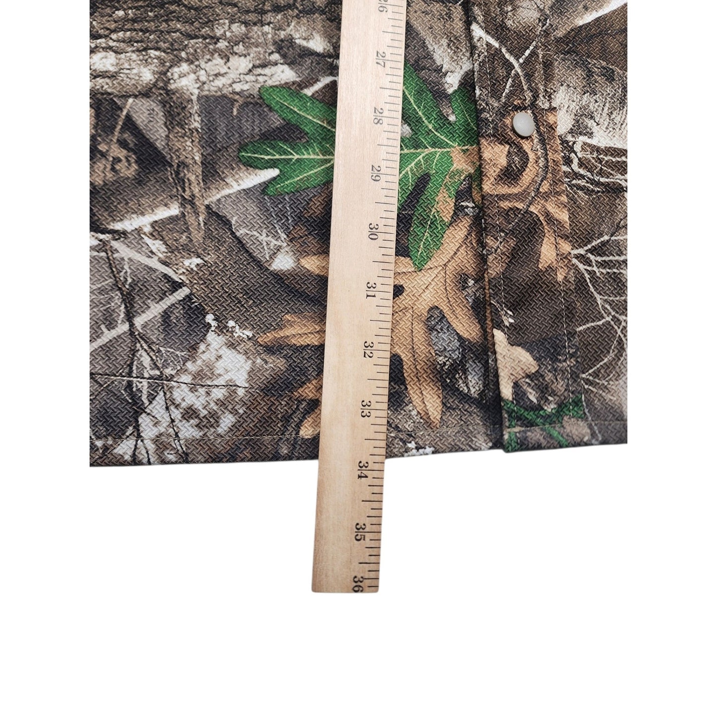 Shield Series Men 2XL Camo Hunting Shirt Long Sleeve Button Up Realtree Edge Top