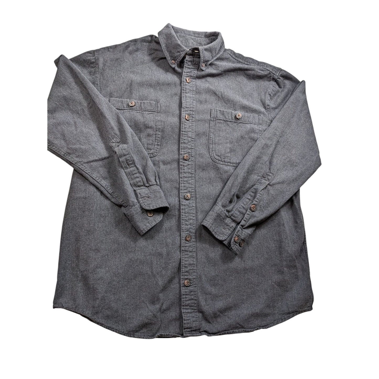 Duluth Trading Flannel Shirt Men Rugged Workwear Lumberjack Free Swingin 89328