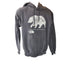 North Face Hoodie Mens Small Womens Medium Bear Graphic Pullover Sweatshirt Y2K
