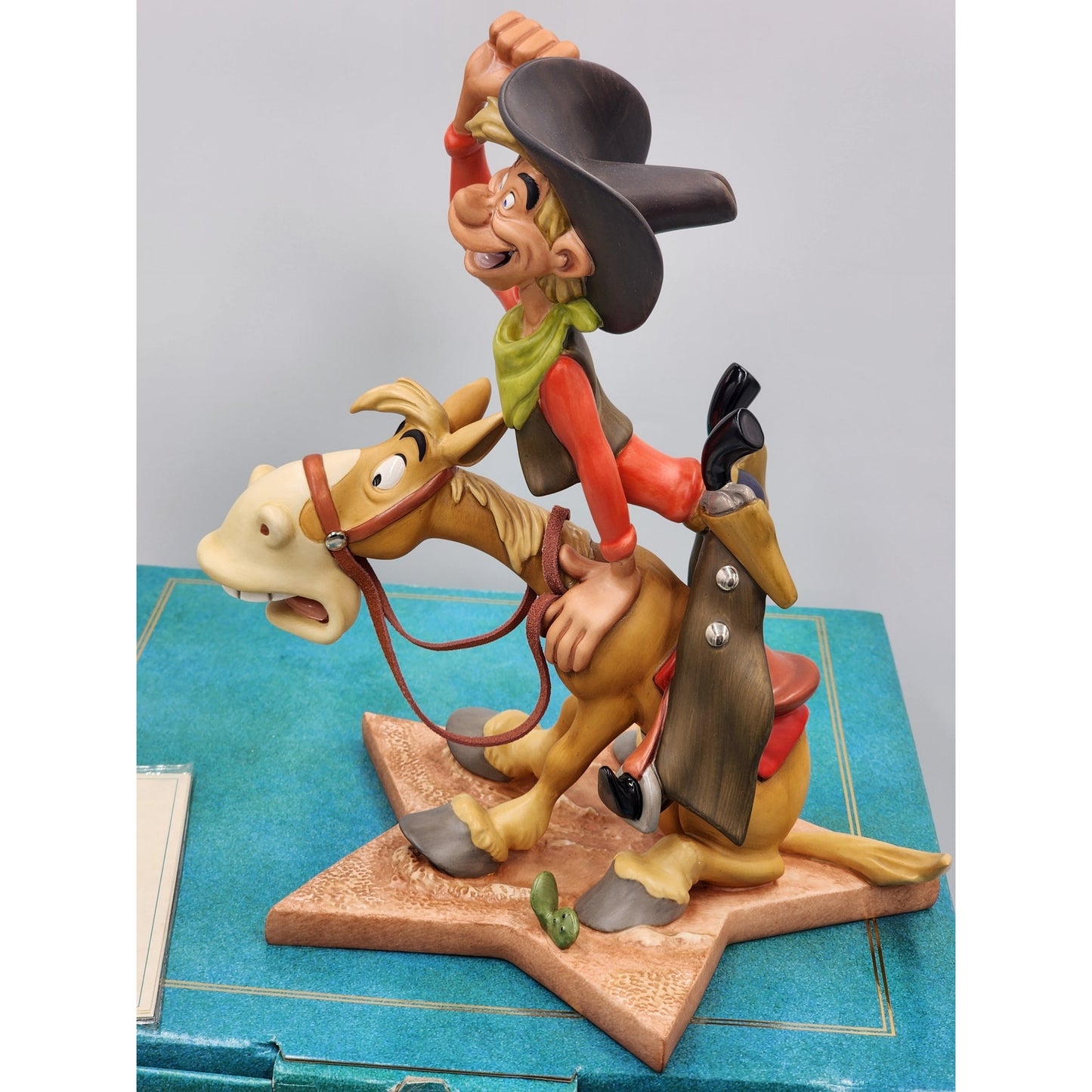 WDCC Pecos Bill Widowmaker Melody Time American Folk Heroes Disney Box COA