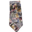 Oscar de la Renta Abstract Art Silk Men Necktie Gray Pink Beige Neckwear Stylish