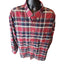 Towncraft Plaid Shirt Mens XXL Button Down Wrinkle Free Long Sleeve Front Pocket