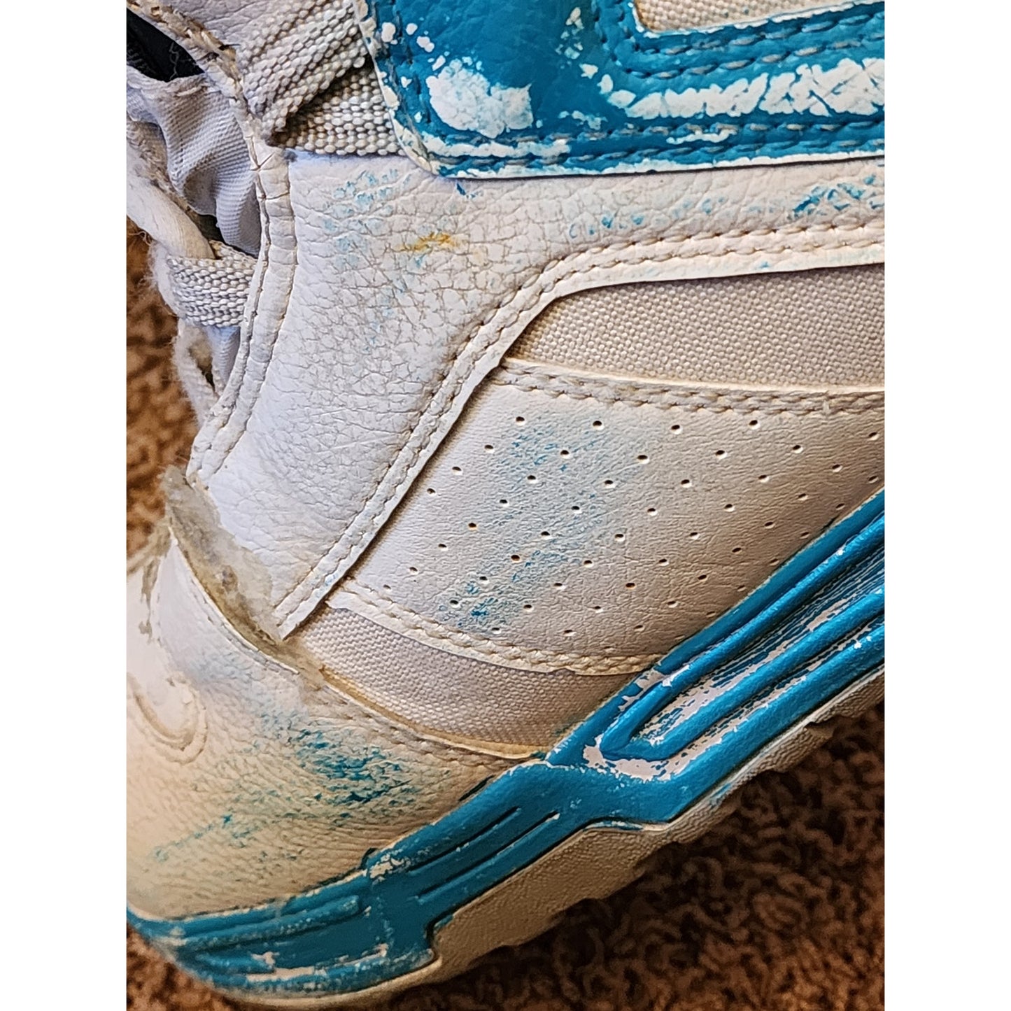 Burton Snowboard Boots Casa Womens 9 White Teal Freestyle All Mountain Lace Up