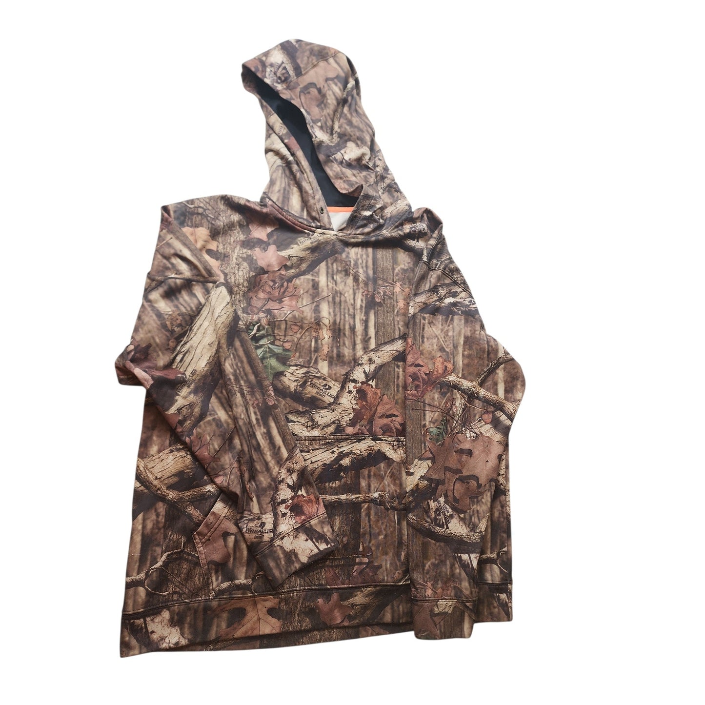 Realtree Break Up Infinity Camo Hunting Hoodie Men XL Pullover Hooded Sweatshirt