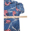 Huk Fishing Shirt Men Medium Patriotic Red White Blue Marlin Flags Button Down