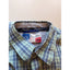 Wrangler Cowboy Cut Shirt Men 2XL ShortSleeve Plaid Western Button George Strait
