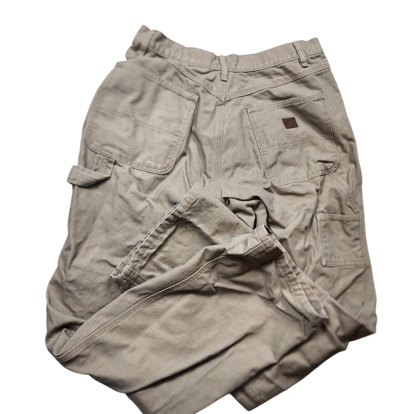 SAF BAK Canvas Lined Work Pants 36x32 Heavy Duty Cargo Rugged Utility Trousers
