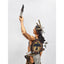 Christopher Pardell Bronze Sculpture Bears Heart Indian Coupe Feather Mixed Media Signed 24"