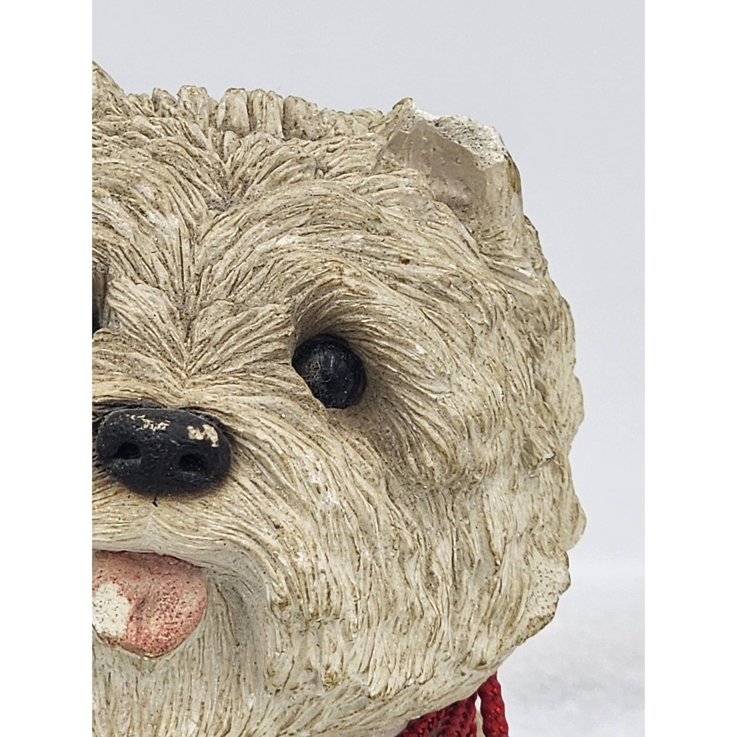 Vintage Sandicast Dog Figurine Westie West Highland White Terrier Sandra Brue