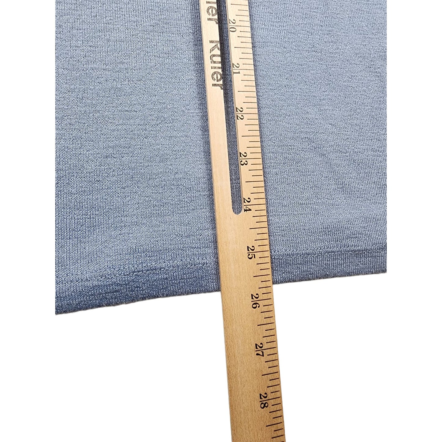 Orvis V Neck Shirt Mens Large Lightweight Casual Knit Blue Pullover