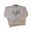 Vintage Jerzees Sweatshirt Women Large Embroidered Floral Pullover Retro 90s