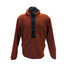 North Face Hoodie Mens Medium Pullover Fleece Jacket Rust Brown Kangaroo Pocket