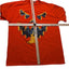 Jerzees Pumpkin Halloween Graphic Shirt Men Large Women XL Jack O Lantern Spooky