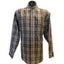 Wrangler Rugged Wear Button Up Shirt Mens XL Plaid Long Sleeve Cotton Workwear