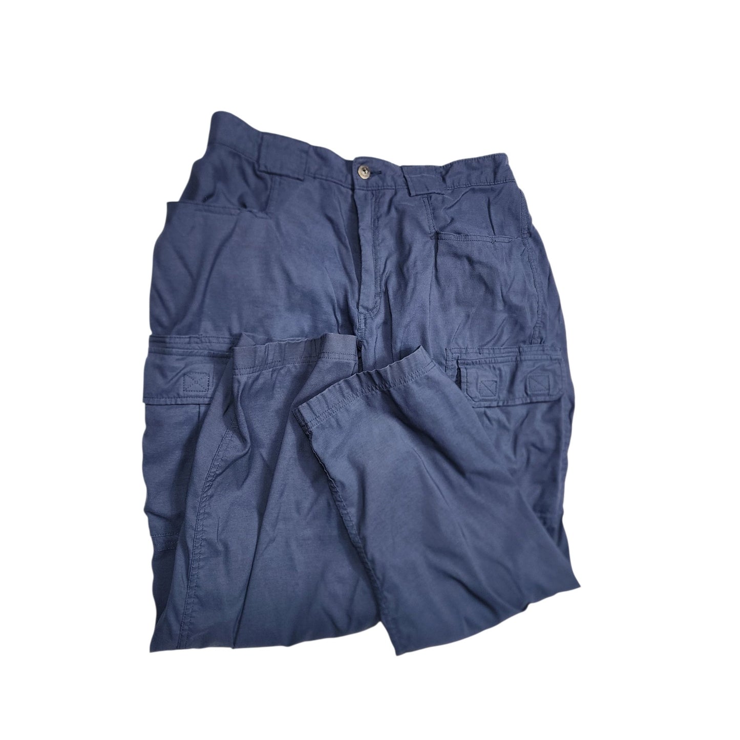 Duluth Trading Pants Mens Lx30 Workwear Blue Utility Cargo Durable Outdoor