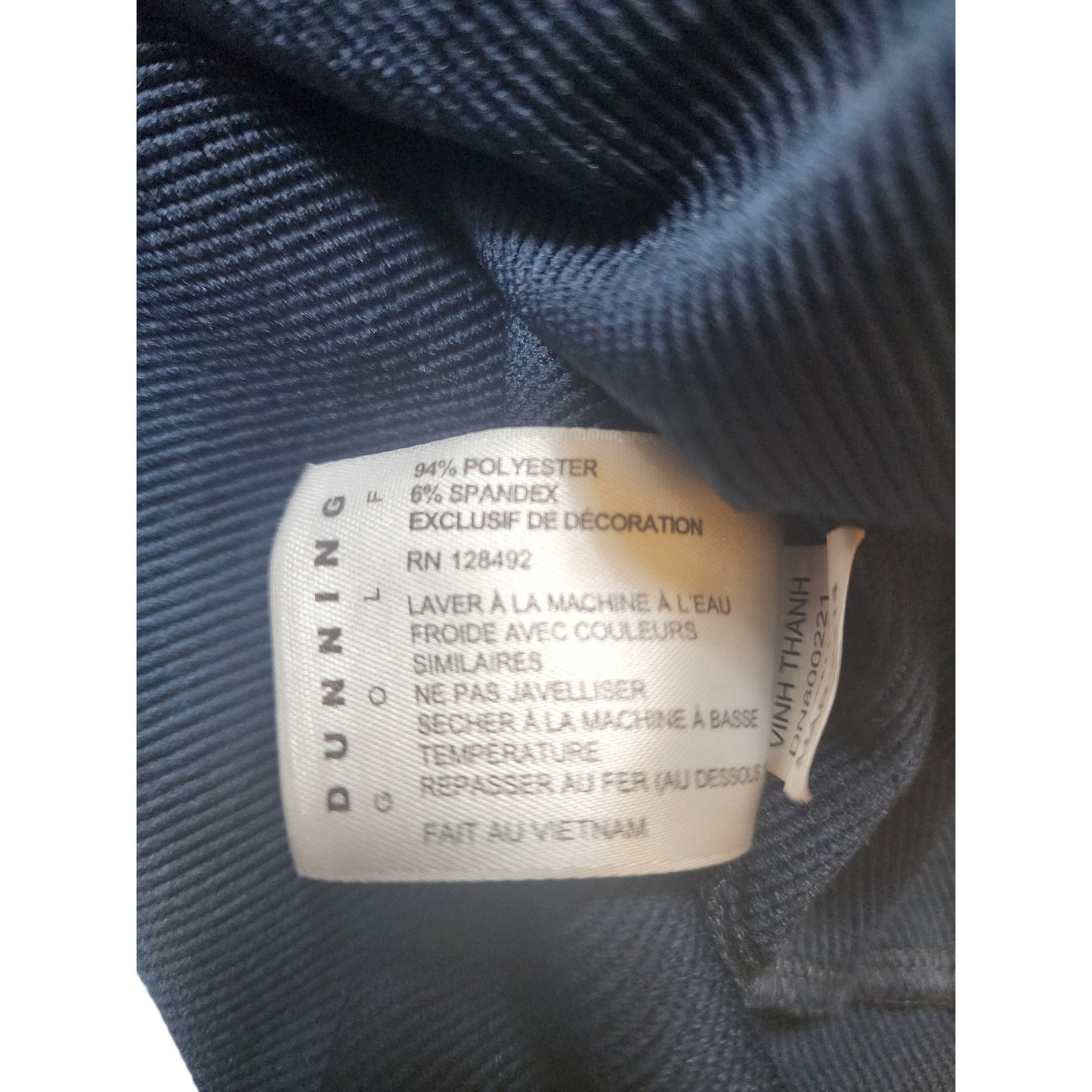 Dunning Golf Pullover Mens XL Zip Athletic Stretch Performance Jacket Sweatshirt