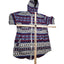 HM Divided Hoodie Womens 10 Shacket Boho Southwestern Style Full Zip Aztec