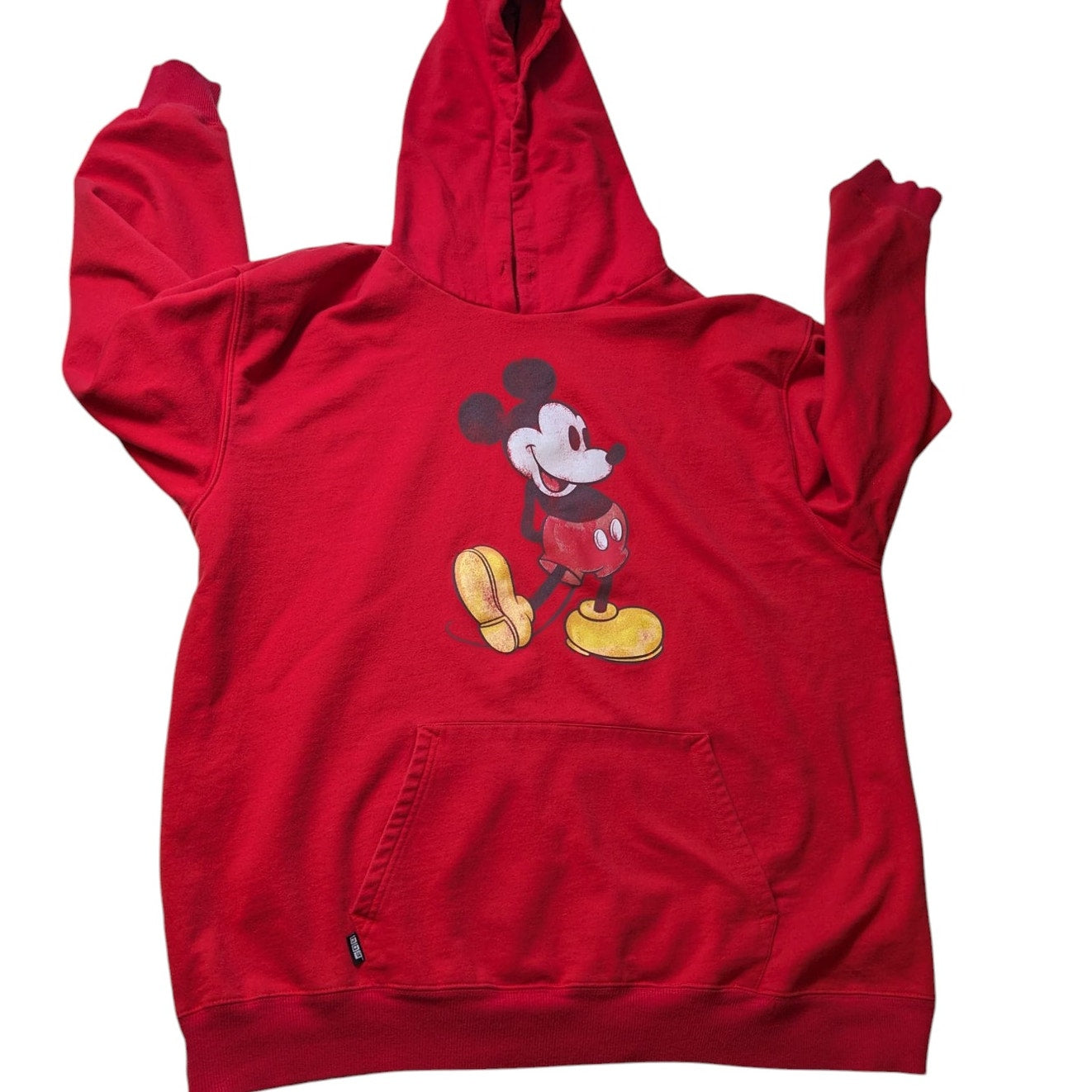Hoodie Buddie Disney Mickey Mouse Mens XL Womens 2X Pullover Sweatshirt Kangaroo