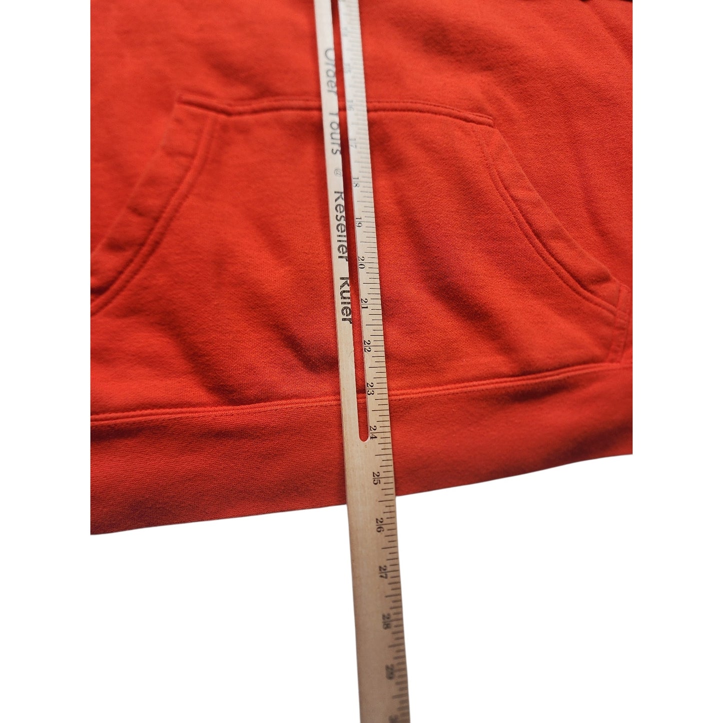 NFL Team Apparel Cleveland Browns Hoodie Mens Large Orange Pullover Sweatshirt