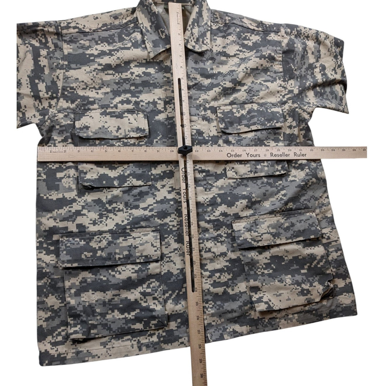 Rothco Combat Shirt Mens Medium Force BDU Camo Jacket Military Tactical Army