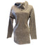 Cabelas Hoodie Tunic Sweater Womens Medium Funnel Neck Pullover Embroidered Cozy