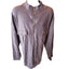 Rustic Ridge Mens Size 2XL Brown Cotton Half Zip Pullover Shirt Button Pockets