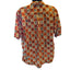 Spirit First Shirt Mens Large Tall Short Sleeve Hawaiian Abstract Bold Orange