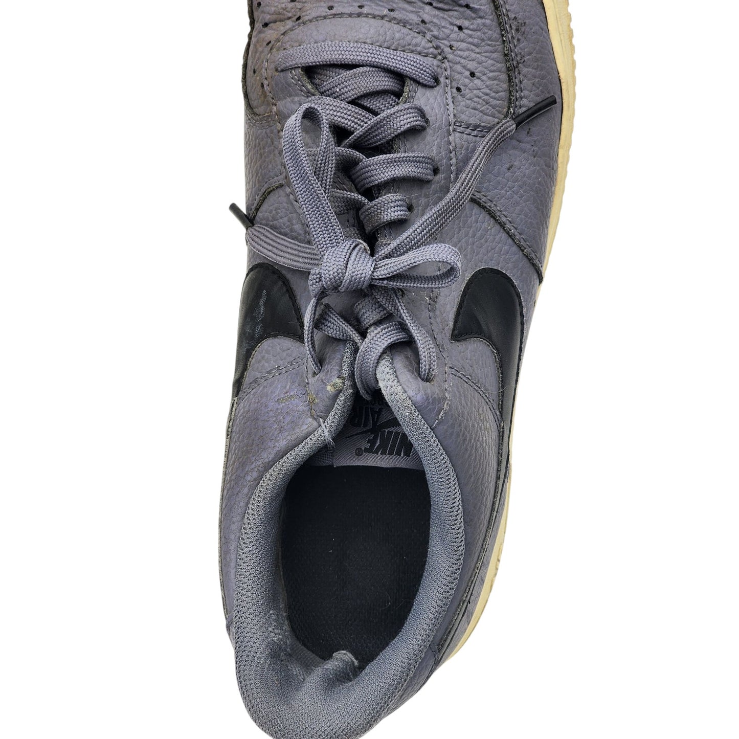 Nike Shoes Air Force 1 Mens 11.5 Low Top Sneakers Black Swoosh Streetwear Casual