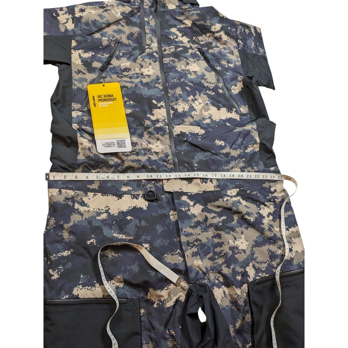 Ski-Doo BC Kona Monosuit XLTG Snowmobile Suit Waterproof Sympatex Cordura Camo