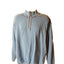 Tommy Bahama Reversible 1/4 Zip Pullover Mens 2XL Brown Blue Sweater Casual Knit