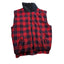 GreatLand Vest Men Medium Buffalo Plaid Flannel Fleece Sleeveless Zip Lumberjack