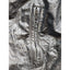 Petroff Leather Jacket Large 52 Zip Crinkle Bomber Vintage Moto Grunge 90s Y2K