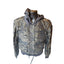 Blanc Noir Jacket Womens Small Skyfall Hooded Aviator Camo Zip Up Windbreaker