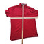 IZOD Sweatshirt Men Large Red Quarter Zip Pullover Casual Preppy Long Sleeve Y2K