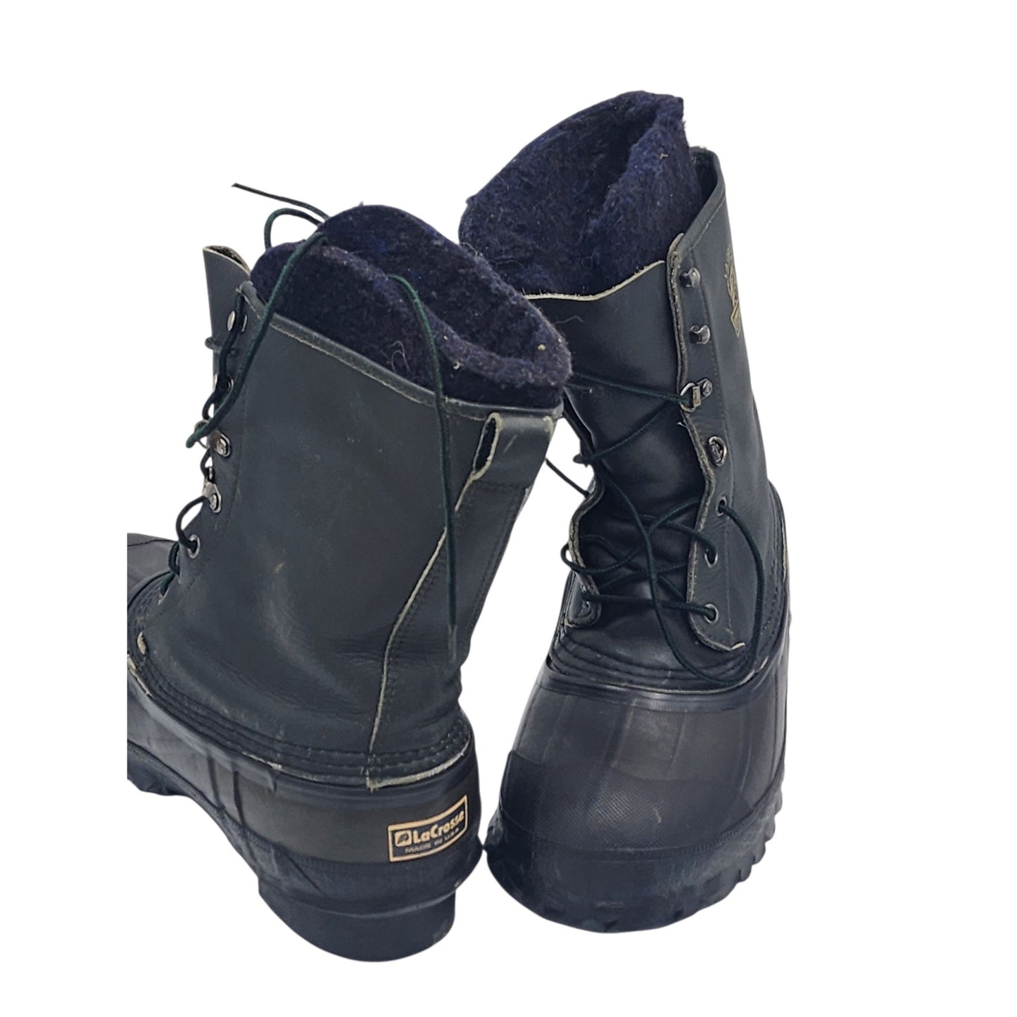 LaCrosse Outdoorsman Insulated Rubber Hunt Boots 7 USA Steel Shank Duck Winter