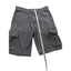 Ocean Pacific OP Mens 34 Cargo Shorts Utility Pockets Checkered Grid Pattern