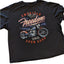 Vintage American Freedom On The Open Road Celebrate Patriotic Womens XL Biker