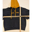 Leon Gosister Mens Small Hoodie Yellow Black Pullover Long Sleeve Streetwear