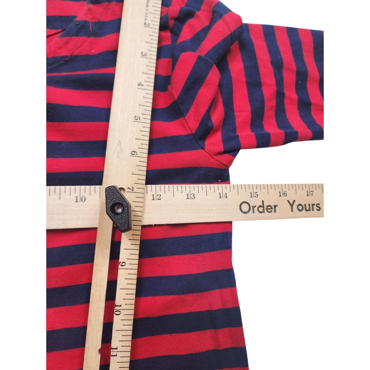 Vineyard Vines Girl Stripe Dress Medium Long Sleeve Cotton Spandex Preppy School