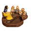 Disney Markrita Snow White Seven Dwarfs Decor Trinket Box Apple Pin Jewelry Box