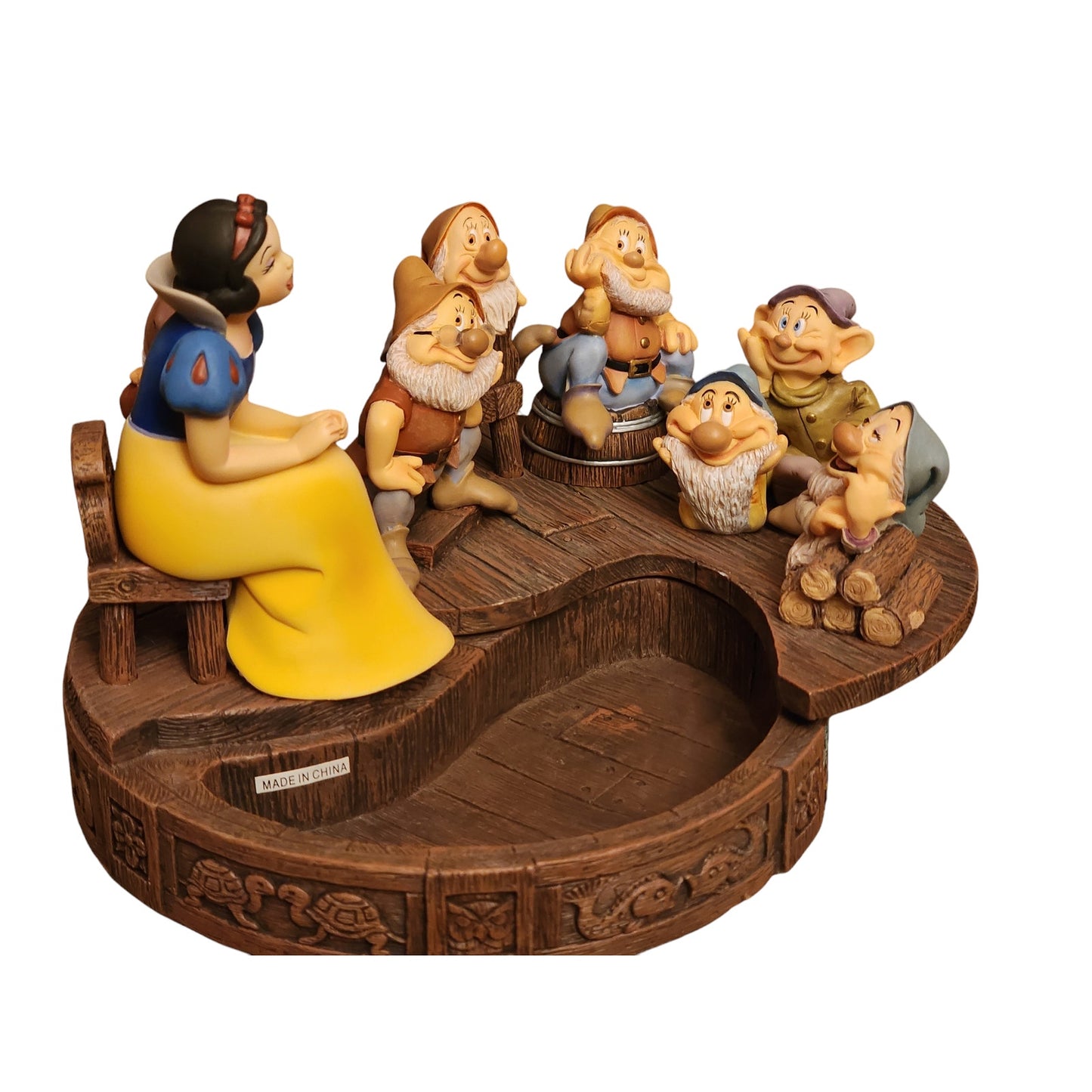 Disney Markrita Snow White Seven Dwarfs Decor Trinket Box Apple Pin Jewelry Box