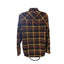 BKE Plaid Flannel Western Shirt Mens XXL Pearl Snap Long Sleeve Vintage Fit